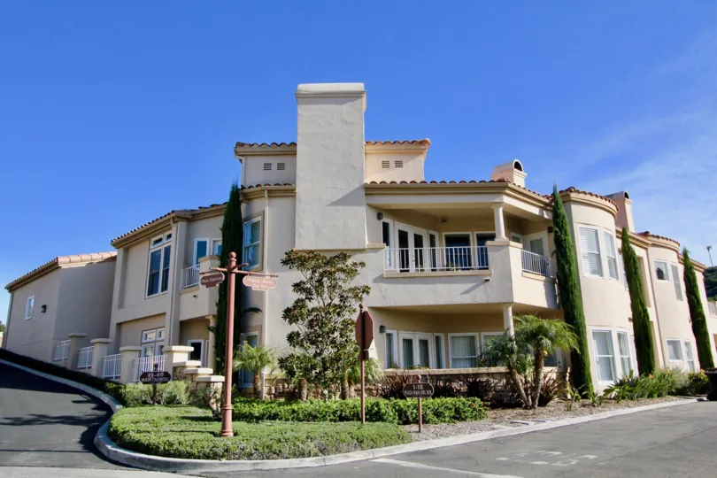 A sunny day at Marbella Golf Villas in San Juan Capistrano, California.