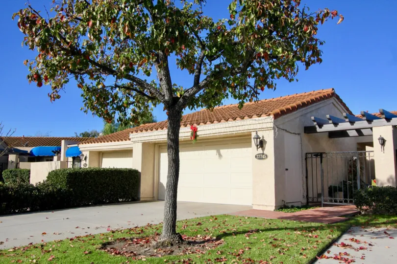 Tree and lawn at Mesa Verde in San Juan Capistrano, CA