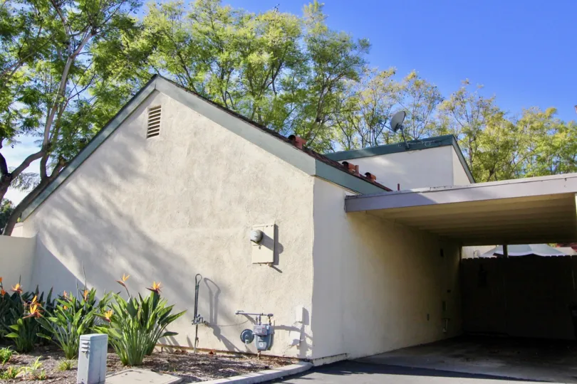 Side of house in Sun Hollow in San Juan Capistrano, CA