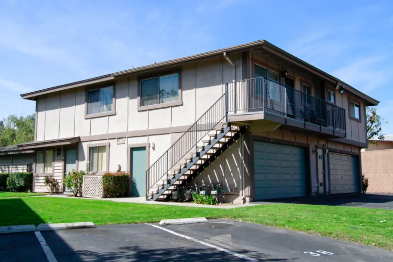 A sunny day outside the Normandy Place community in Santa Ana, California