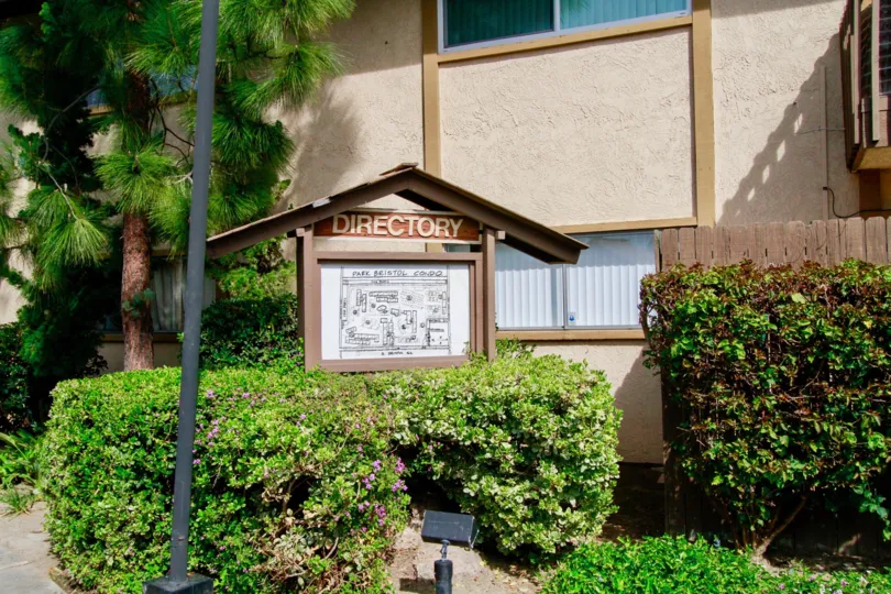 park bristol has a neat diectory which shows the clear detail os that park bristol which is locate in santa ana, CA