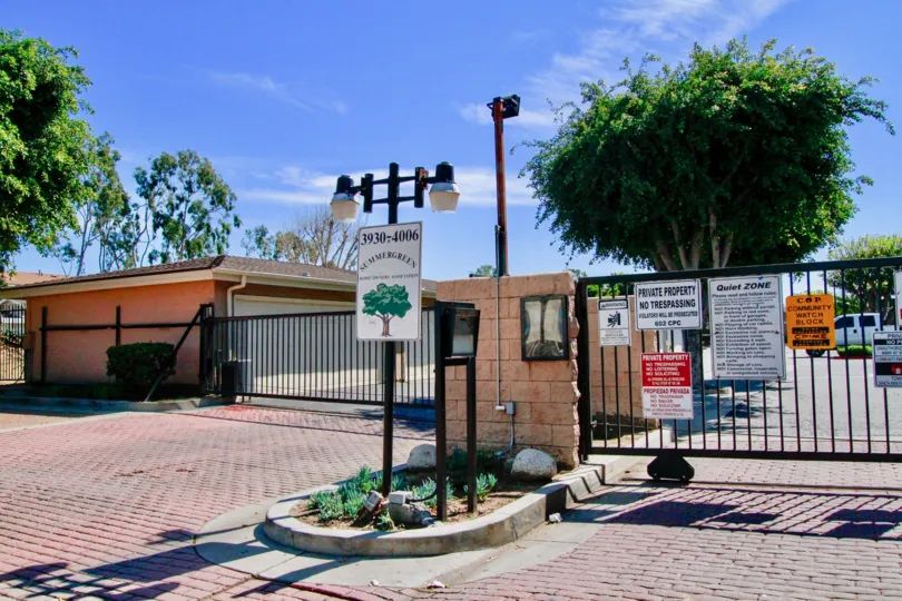 Summer Green House Front View Beautiful Location at Santa Ana city in Califorina