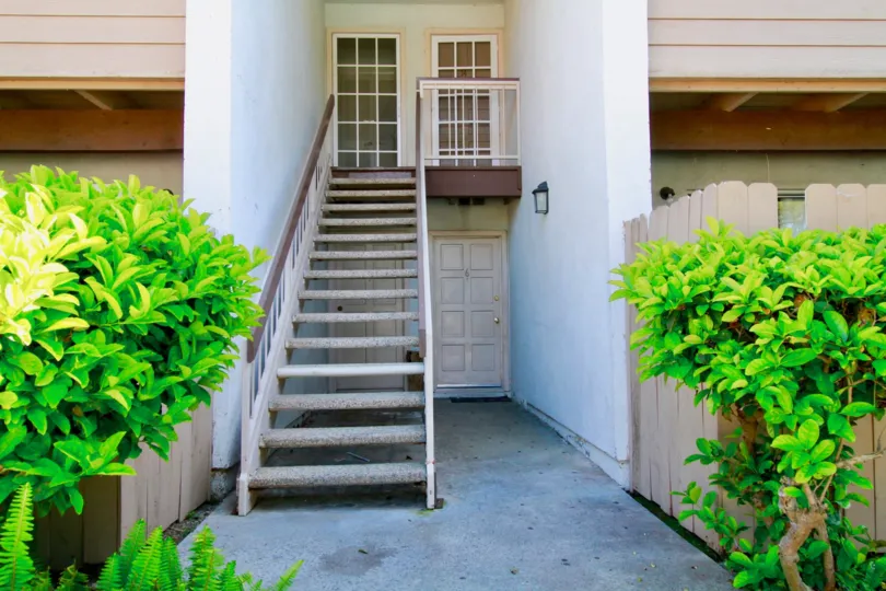 Woodside Village House Front View with Beautiful at Santa Ana city in Califorina