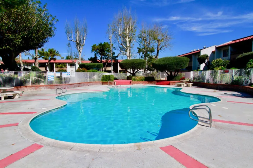 Woodside Village House Building with Beauty Pool Location at Santa Ana city in Califorina