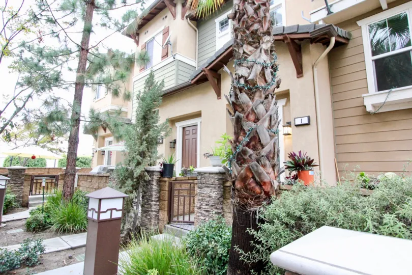 Beautifully maintained community of Arbor Walk in Tustin, California.