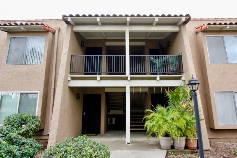 A clear day a the apartments at Rancho San Juan in Tustin, California.