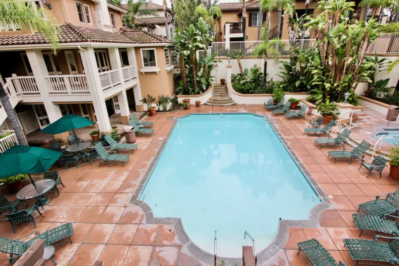 A perfect day poolside in the Rancho Veracruz community
