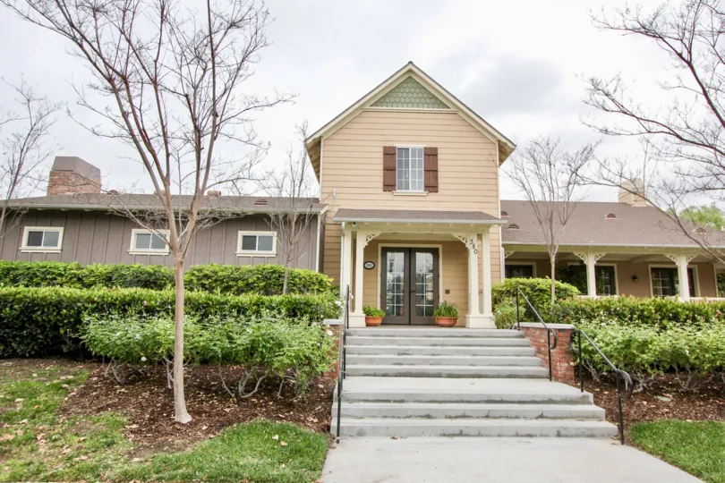 the tustin field is a big hall house of the tustin city in california