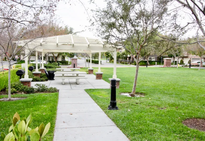 A playground in a park in the Tustin Field community of Tustin, California