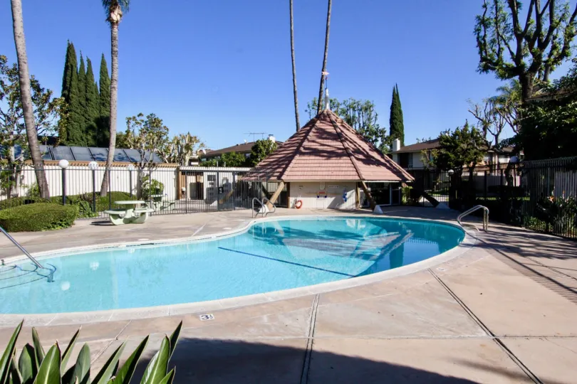 A Sunny day at the community pool in Tustin Village