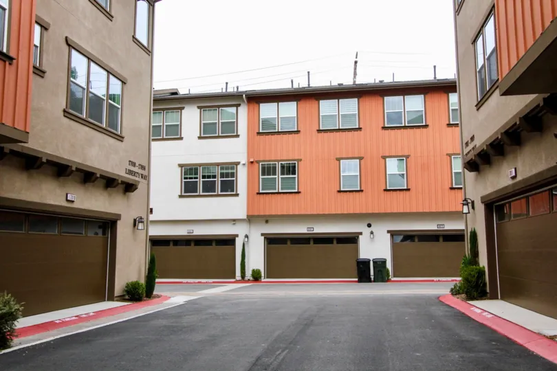 Heritage Crossings Yorba Linda California having factory like model building with elegant glass windows