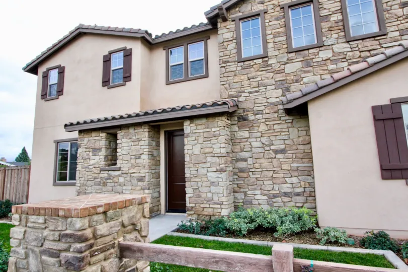 The stone design of Rose Court in Yorba Linda is exquisite