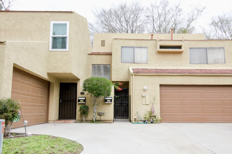 Yorba Linda Knolls California biscuit color official buildings like structure with some box in front