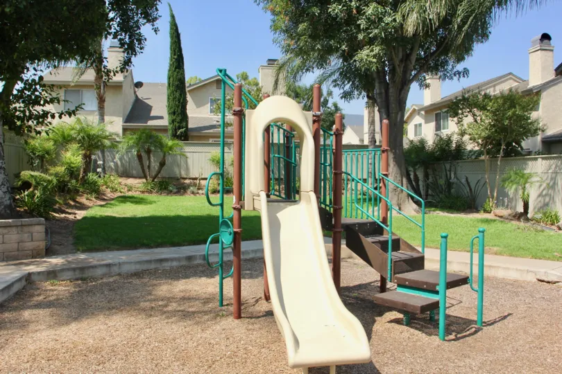 Santiago Location having Play Ground with Beauty green Lawn in corona City at Califorina