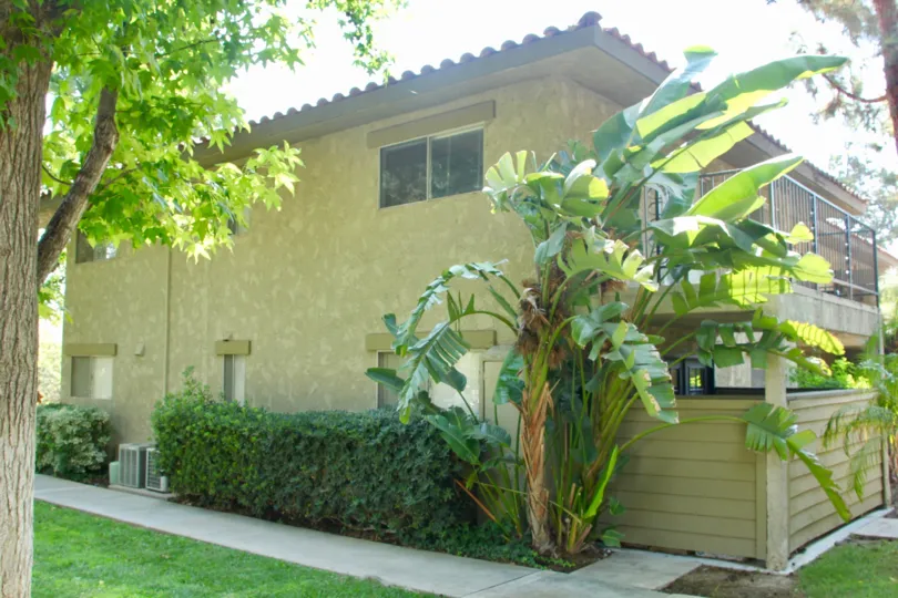 A back side of the house near the lakes at corona in corona