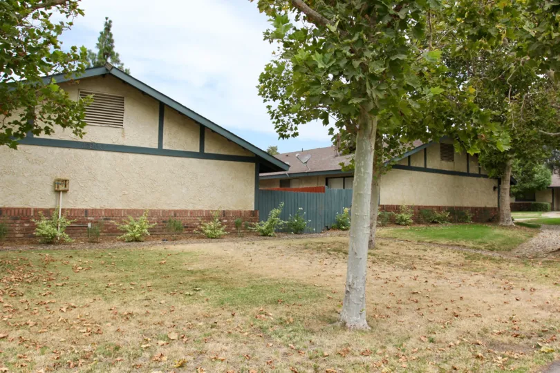 A warm March day in Olivewood Villiage in Moreno Valley, California.