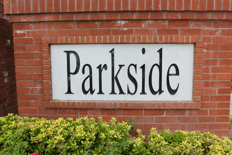 Parkside at Towngate moreno valley California brick model sign with name parkside