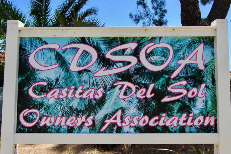 Big Signage of Casitas Del Sol, Murrieta, California