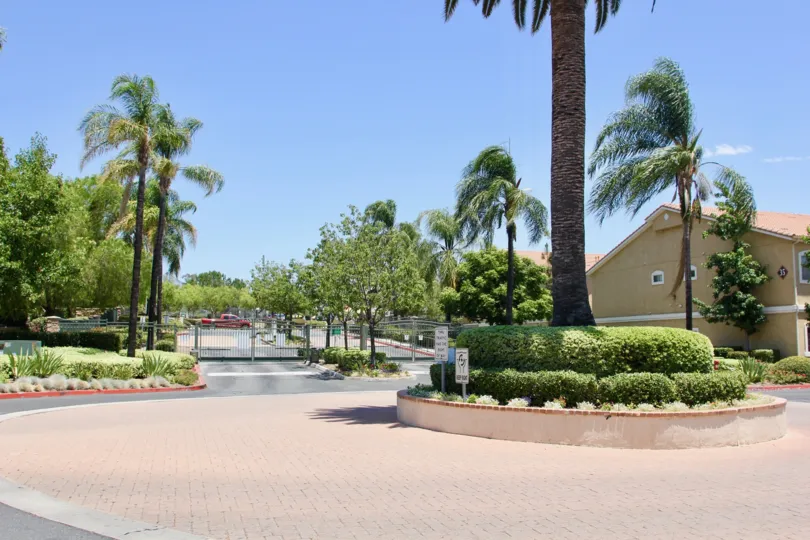 A sunny day in the Madison Park Villas of Murrieta, California.
