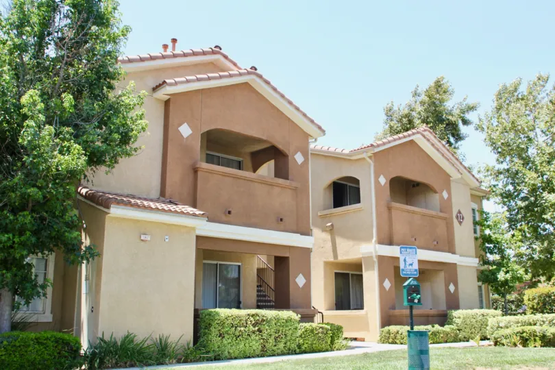 A house in Madison Park Villas on a clear, sunny da.