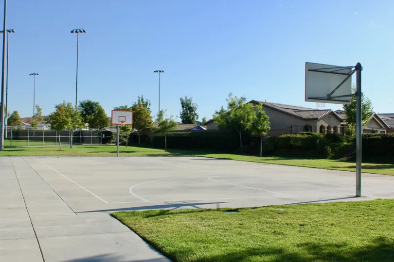 A nice day at the basketball court at Paseos at Crown Valley