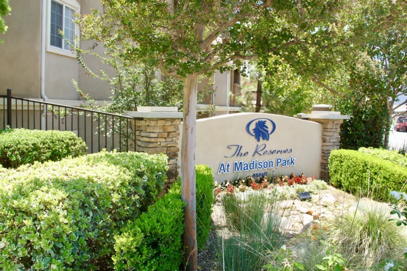 The building entrance of The Reserves at Madison Park