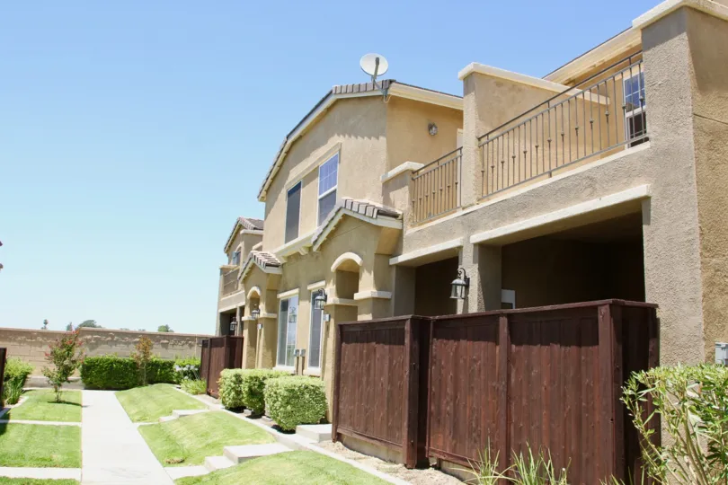condows with green entrance at Sonrisas at Murrieta