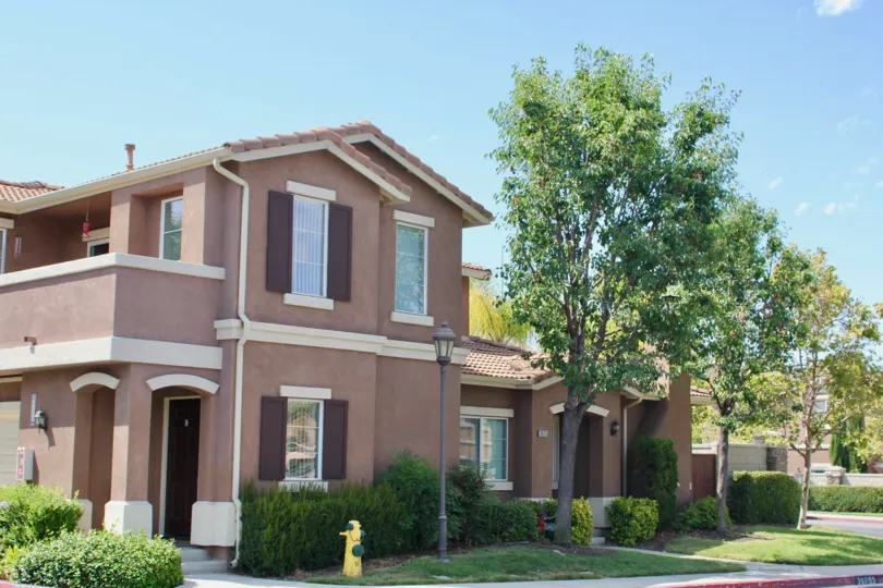 a beautiful sunny day at the Villas at Old School house in Murrieta, California