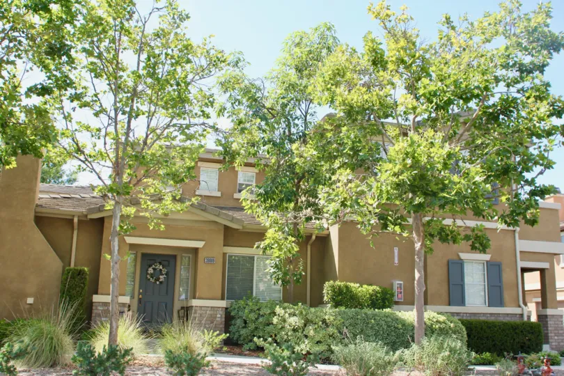The Villas at Old School House community on a sunny day