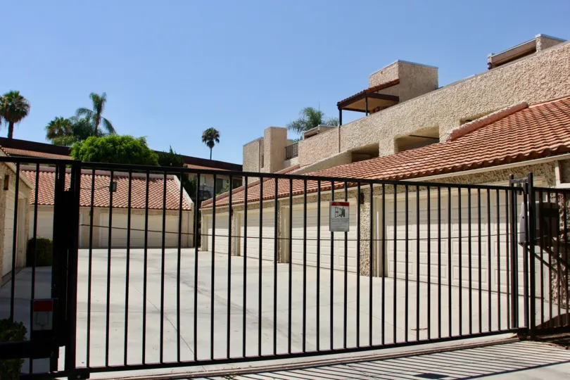 High security storage unit facility with outdoor and indoor storage available