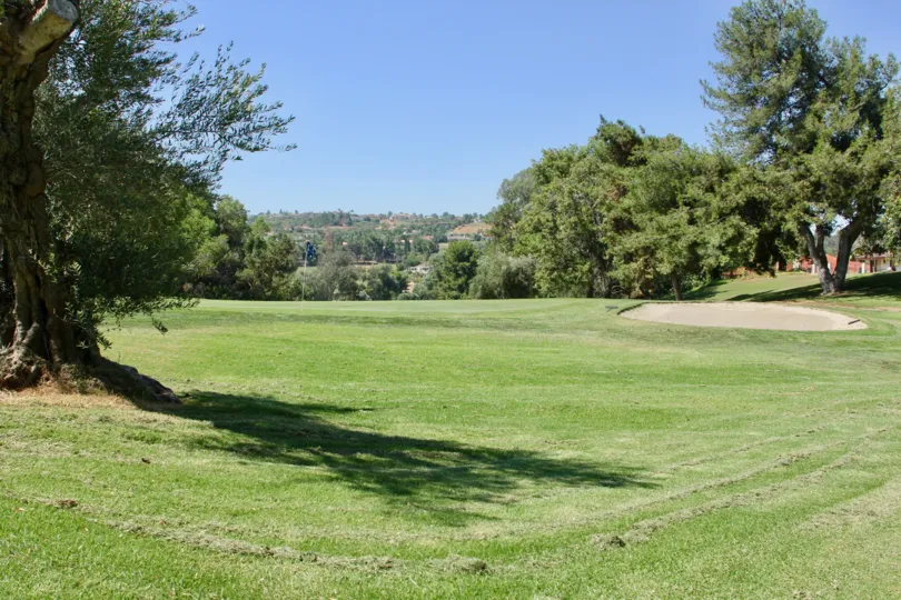 14th Green Condos on a Golf Course in Riverside California offer views of not only the golf course but the surrounding valley
