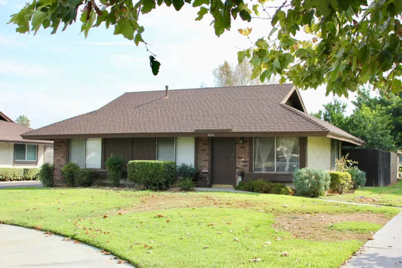 An interesting roof sits on top of a house in in the Loving Homes Greens.