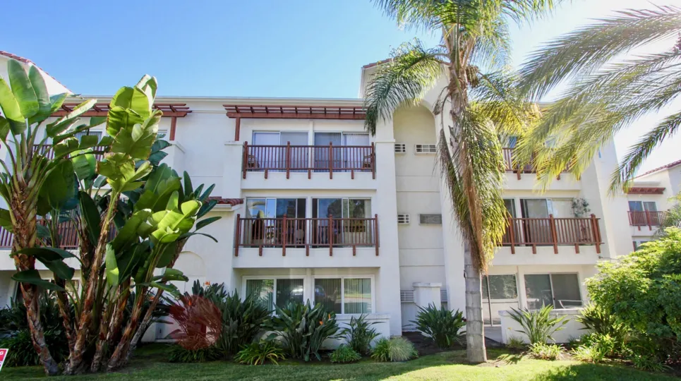The Balboa building community on a beautiful California day.