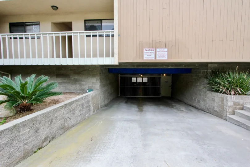 On the Wall of the Apartment has notice with caution in Bristol Anchorage