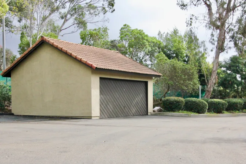 A Neat Garden and trees near a villa in Buena Woods of Carlsbad