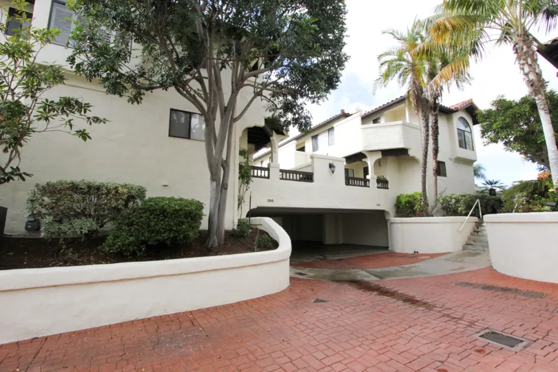 Nice villa with cellar entrance and trees around in Carlsbad Beach Villas of Carlsbad