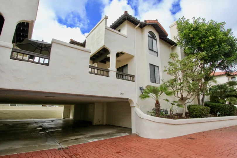 Carlsbad Beach Villas featuring dual master suites on upper level 2 car attached garage