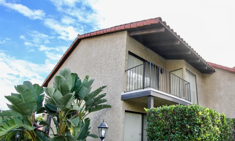 THE APARTMENT IN THE CASITAS DE LA COSTA WITH THE BALCONI, BANANA TREE, PLANTS