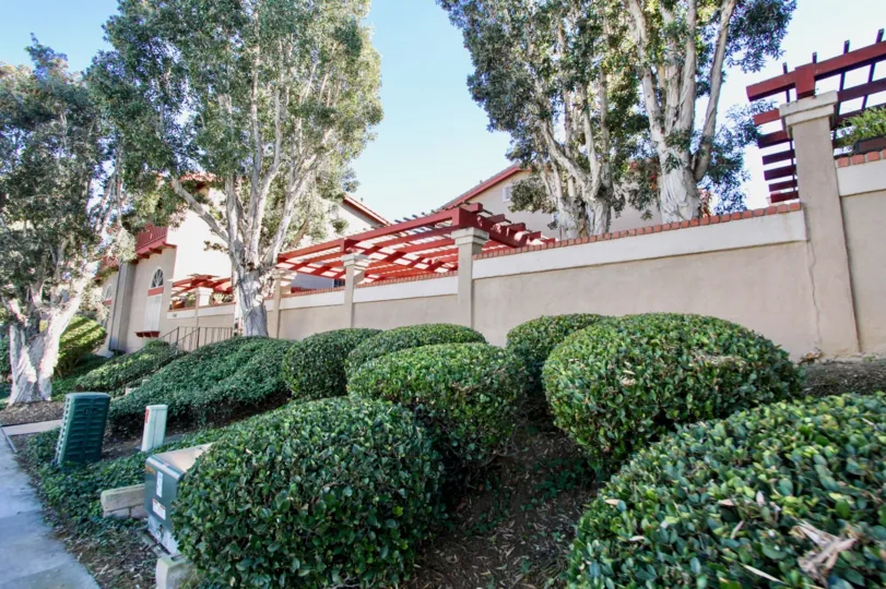 THE ESTATE IN THE FAIRWAYS SOUTH WITH THE PLANTS, TREES, PATHWAY, UPSTAIRS
