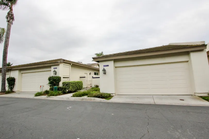 Two parking Garages at seperate residences in Laguna Del Mar of Carlsbad California