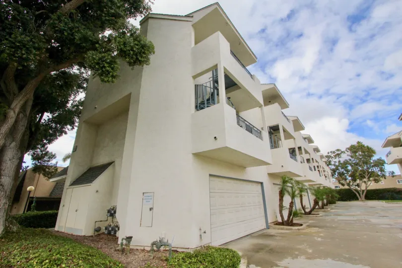 Good view of trees and spacious carparking in villas of Leisure View Villas of Carlsbad