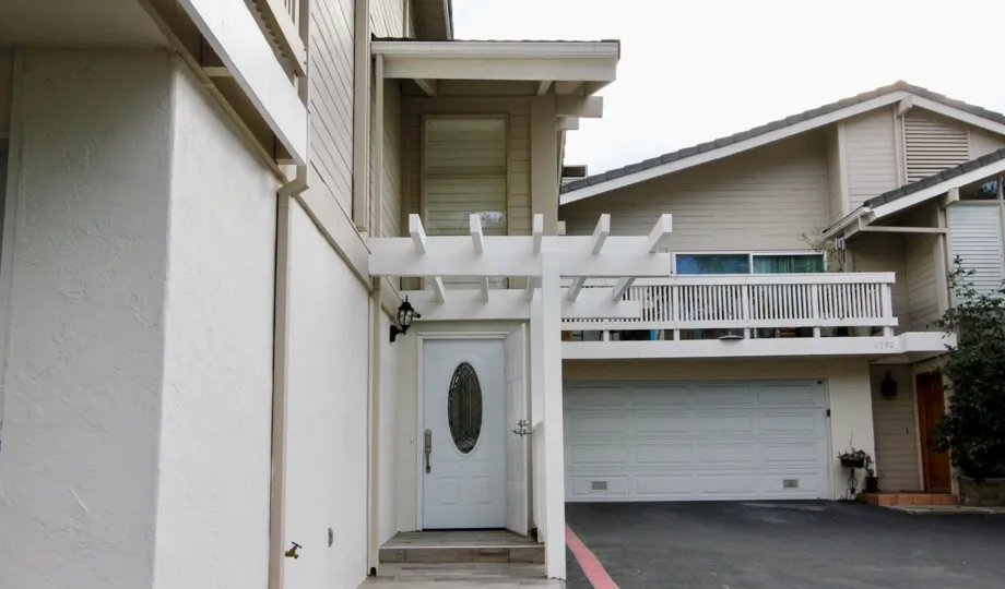 front door view picture of Meadow Villas, located at Carlsbad, California