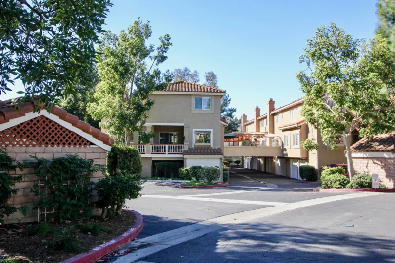 the monarch villas is a church model house of the carlsbad city in ca