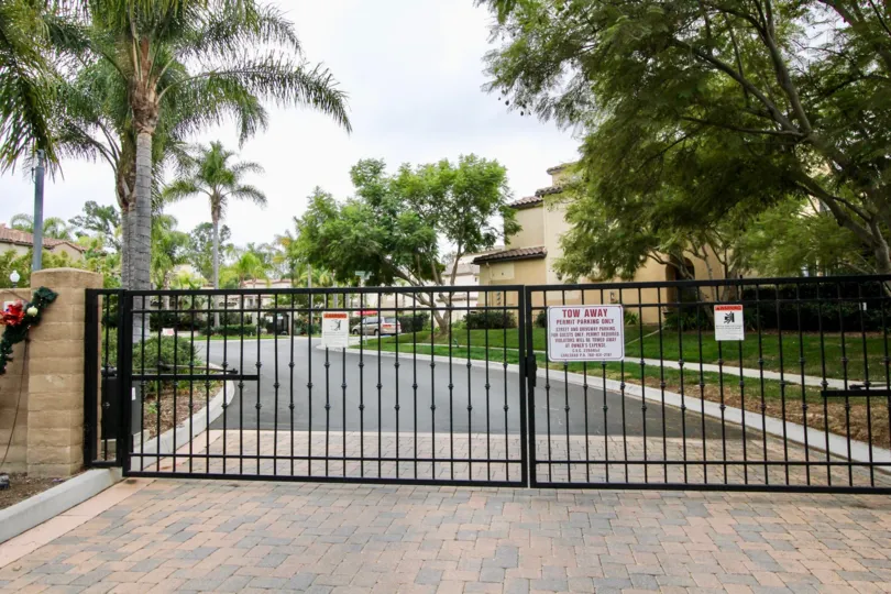 Gated Tree Lined Portico Community in Carlsbad, California