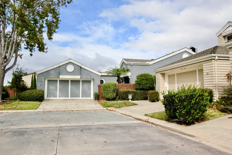 Enclosed garages in the Sea Cliff community in Carlsbad, California.