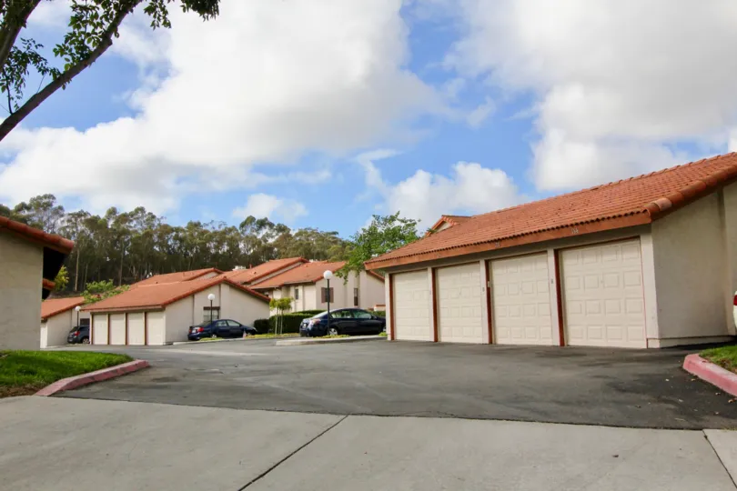 A neighborhood exit at The villas in Carlsbad California
