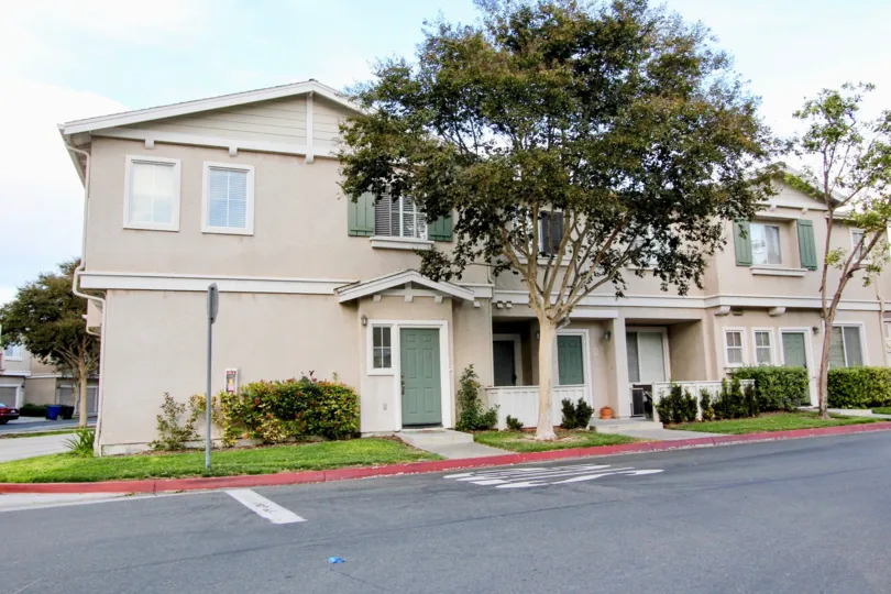 This building sits on a quiet street corner under blue skies in beautiful Chula Vista California