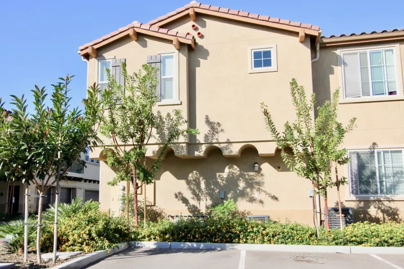 View from parking lot at the Avalon community in Chula Vista, CA
