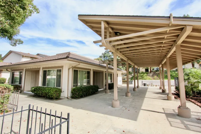 large covered courtyard with ample space for gatherings in Chula Vista