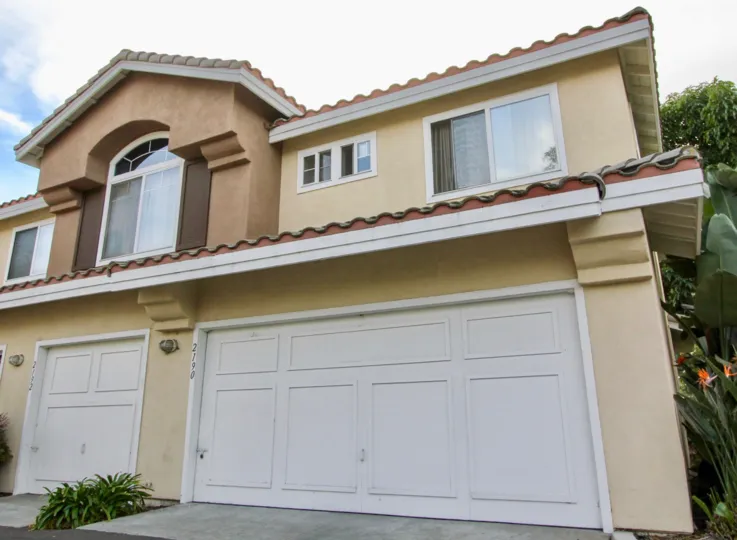 garage view of cabo bahia in chula vista california, tripple car garage
